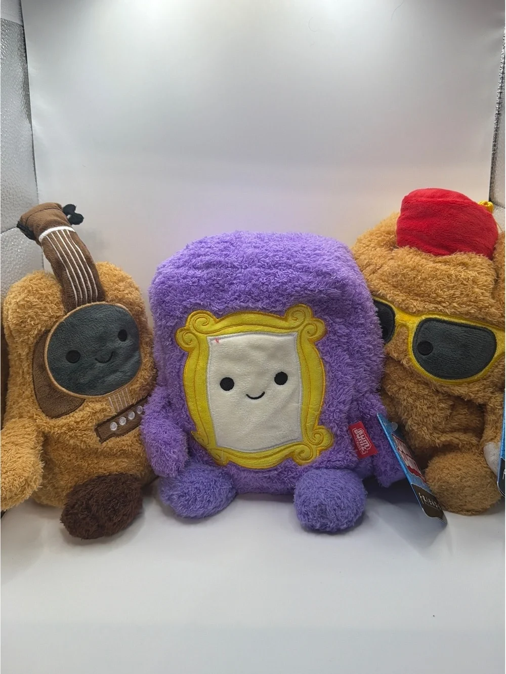 Lot of 3 Bum Bumz by Russ “Friends” Stuffies Peephole, Phoebes Guitar, Turkey
